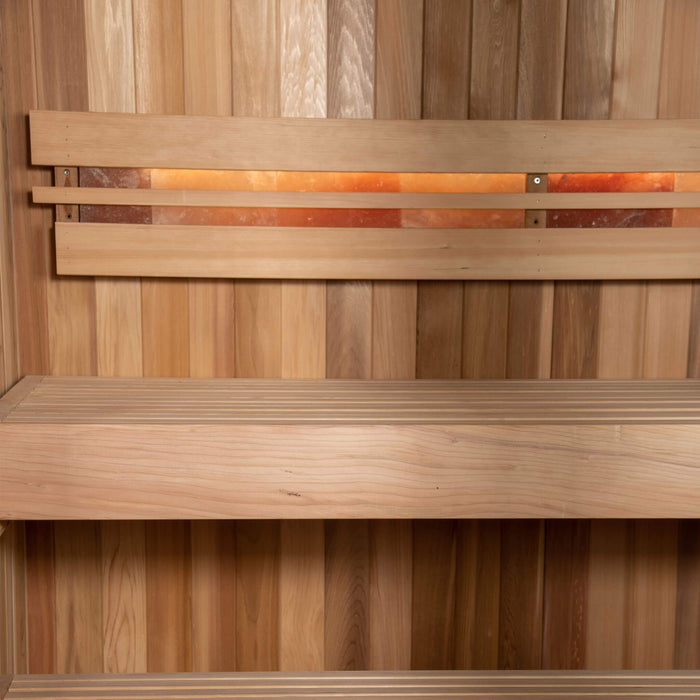 Almost Heaven Cascade 4 Person Indoor Sauna Luxury Series - Rustic Cedar