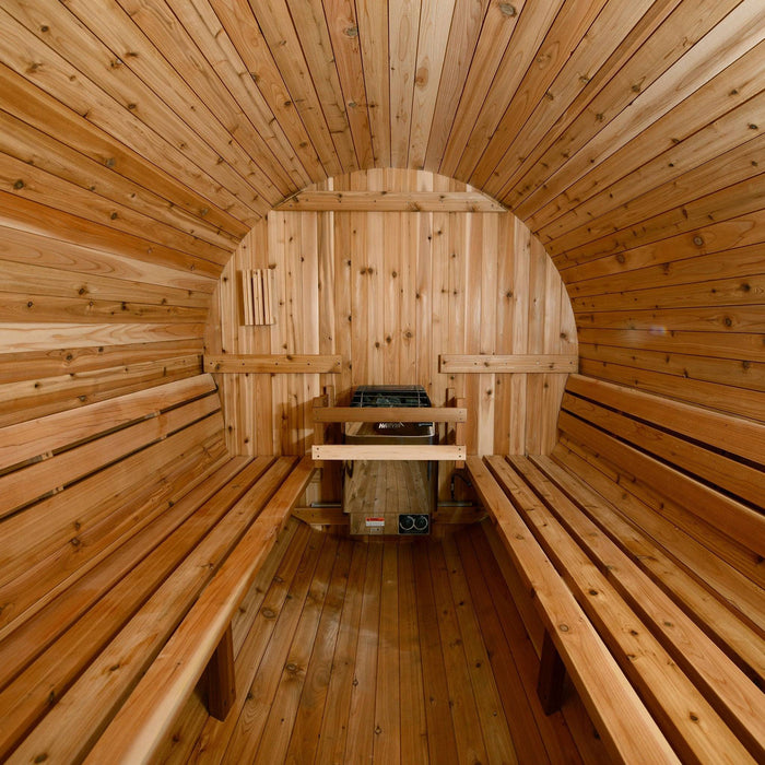 Almost Heaven Pinnacle 4 Person Classic Barrel Sauna