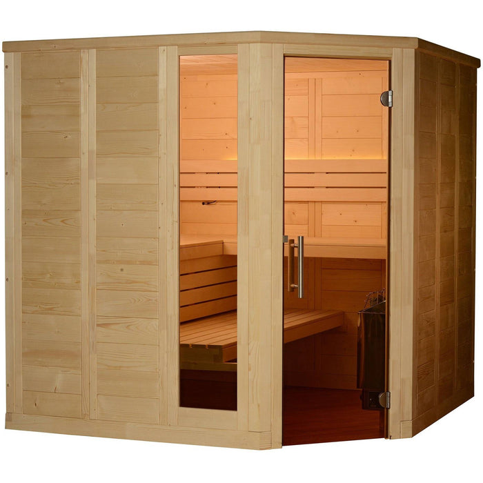 Almost Heaven Patterson 6 Person Indoor Sauna Element Series - Nordic Spruce