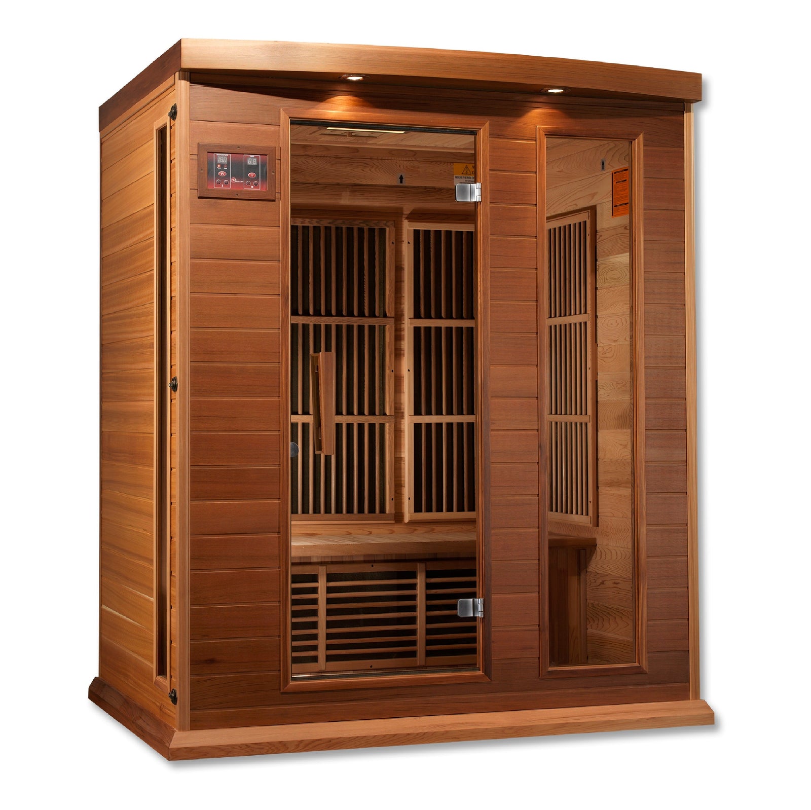 Maxxus Montilemar 3-person infrared sauna in Canadian Red Cedar