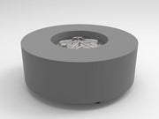 HPC Agni 60 Round Fire Pit in Pewter finish