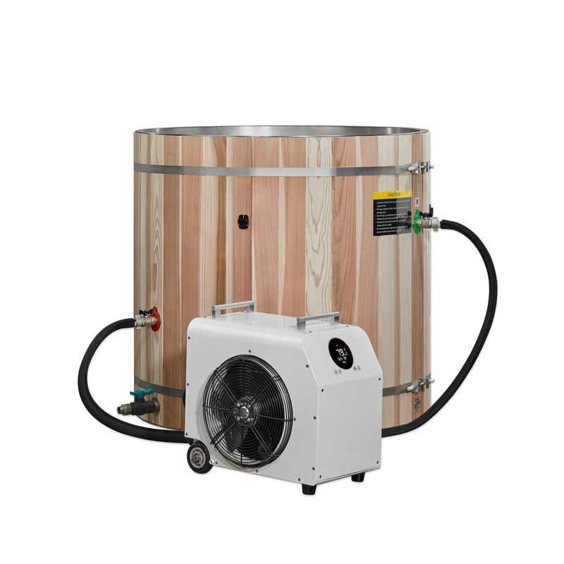 Dynamic Barrel Stainless Steel Cold Plunge - View 3