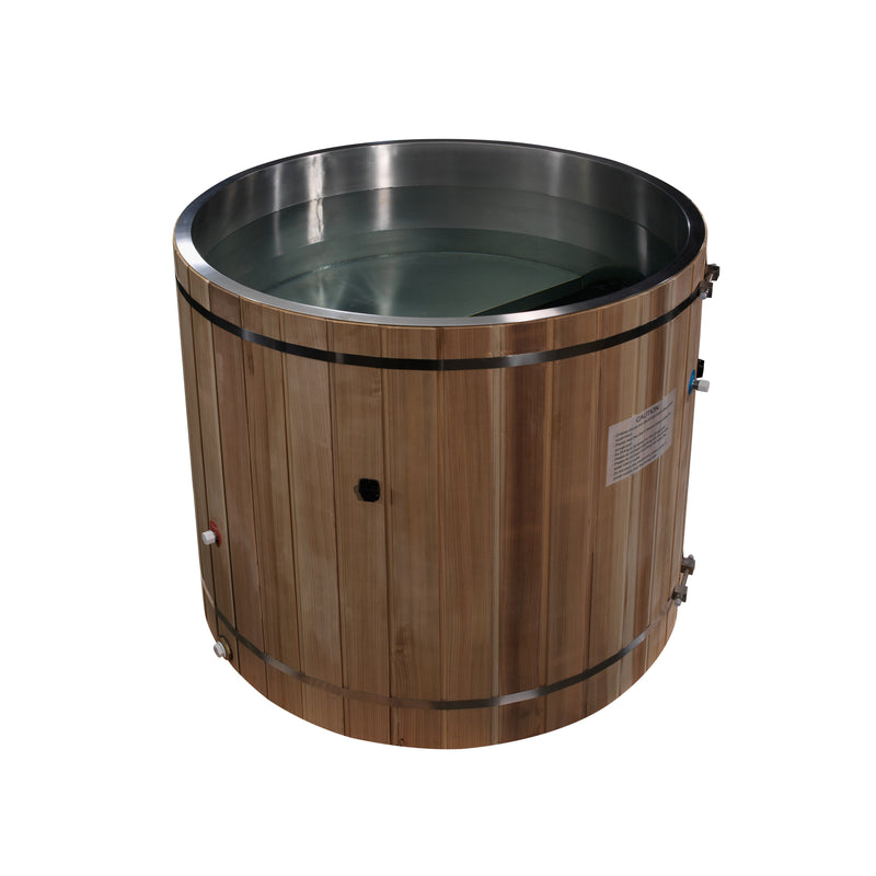 Dynamic Barrel Stainless Steel Cold Plunge - View 4