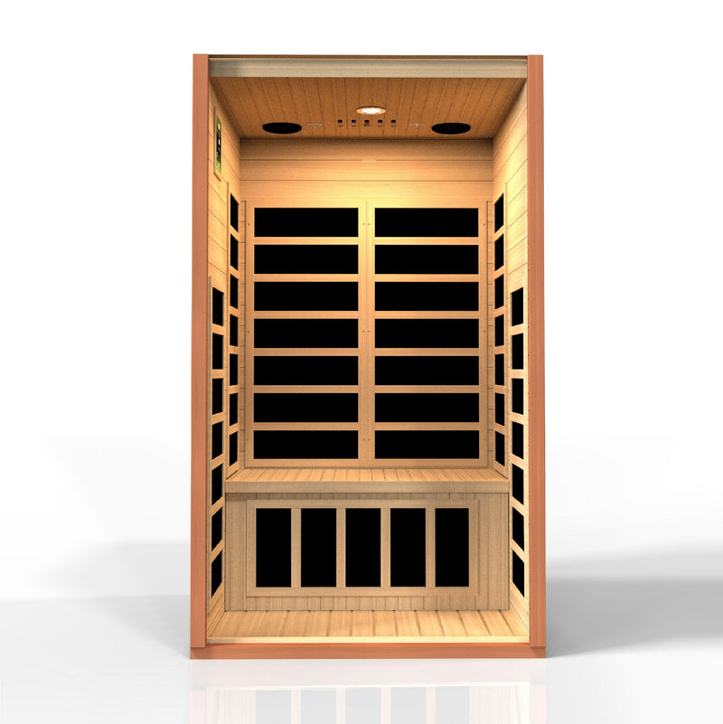 Dynamic Avila 2-Person Low EMF Infrared Sauna - View 4