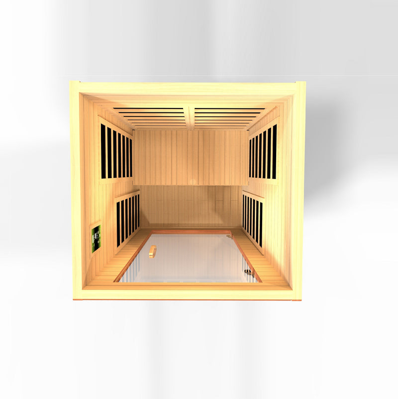 Dynamic Avila 2-Person Low EMF Infrared Sauna - View 5