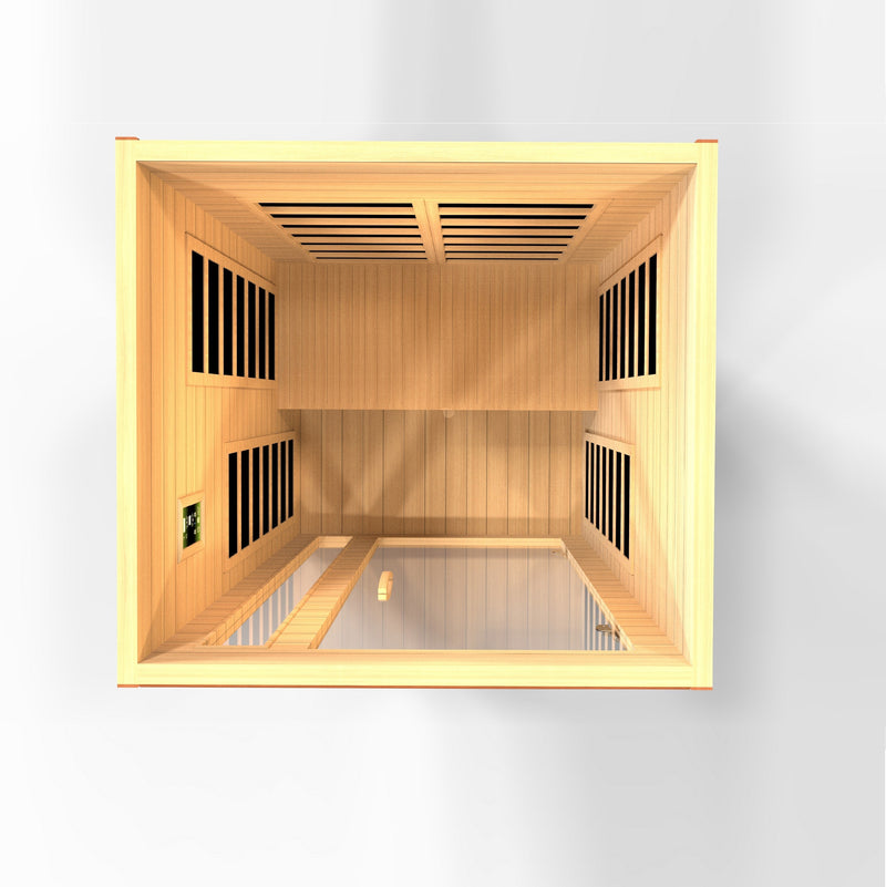Dynamic Cordoba 2-Person Low EMF FAR Infrared Sauna - View 5