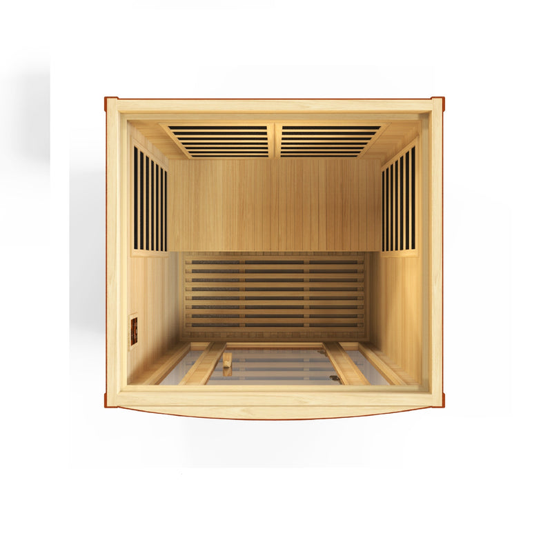 Dynamic San Marino 2-Person Low EMF Infrared Sauna - View 6