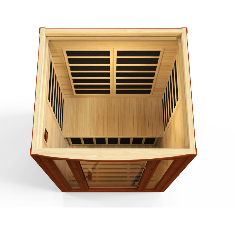 Dynamic San Marino 2-Person Low EMF Infrared Sauna - View 5