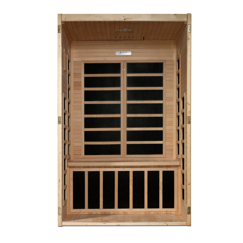 Dynamic Santiago 2-Person Low EMF FAR Infrared Sauna - View 4