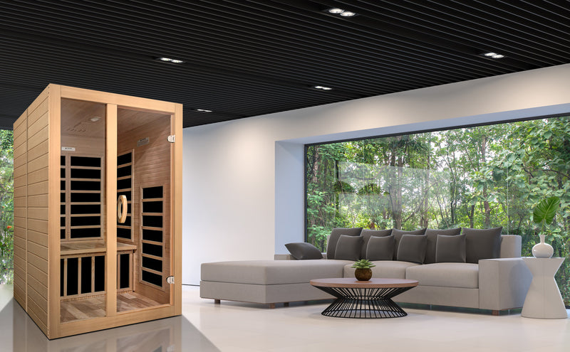 Dynamic Santiago 2-Person Low EMF FAR Infrared Sauna - View 7
