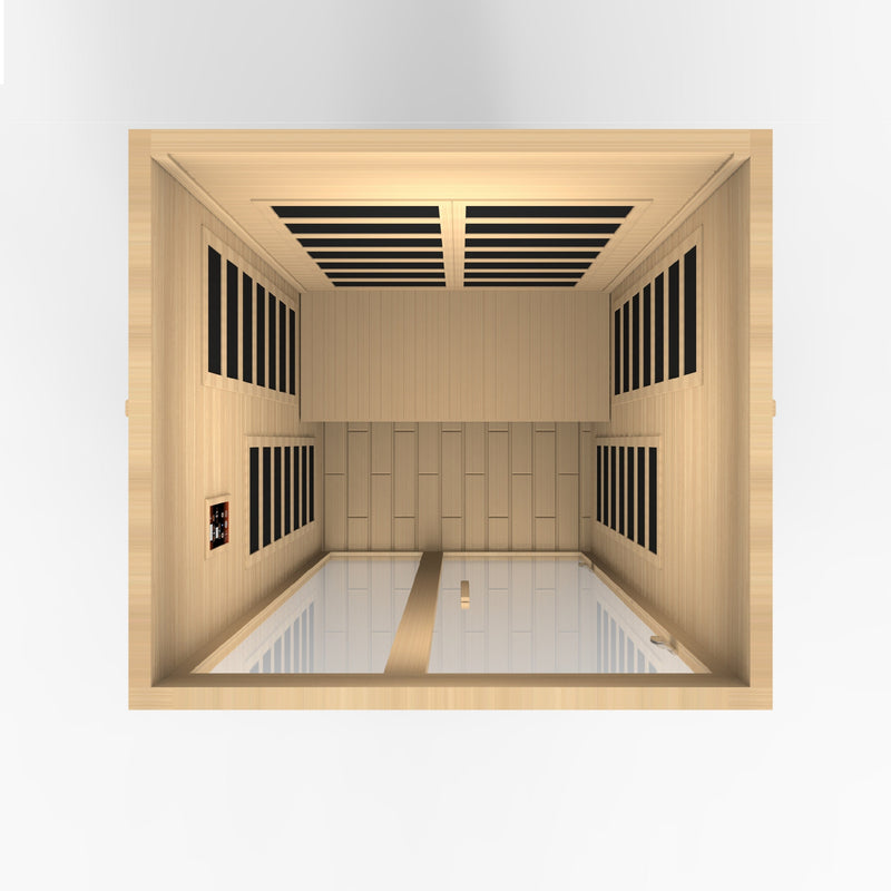 Dynamic Santiago 2-Person Low EMF FAR Infrared Sauna - View 5