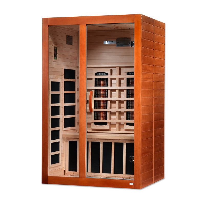 Dynamic Santiago 2-Person Full Spectrum Infrared Sauna - View 3
