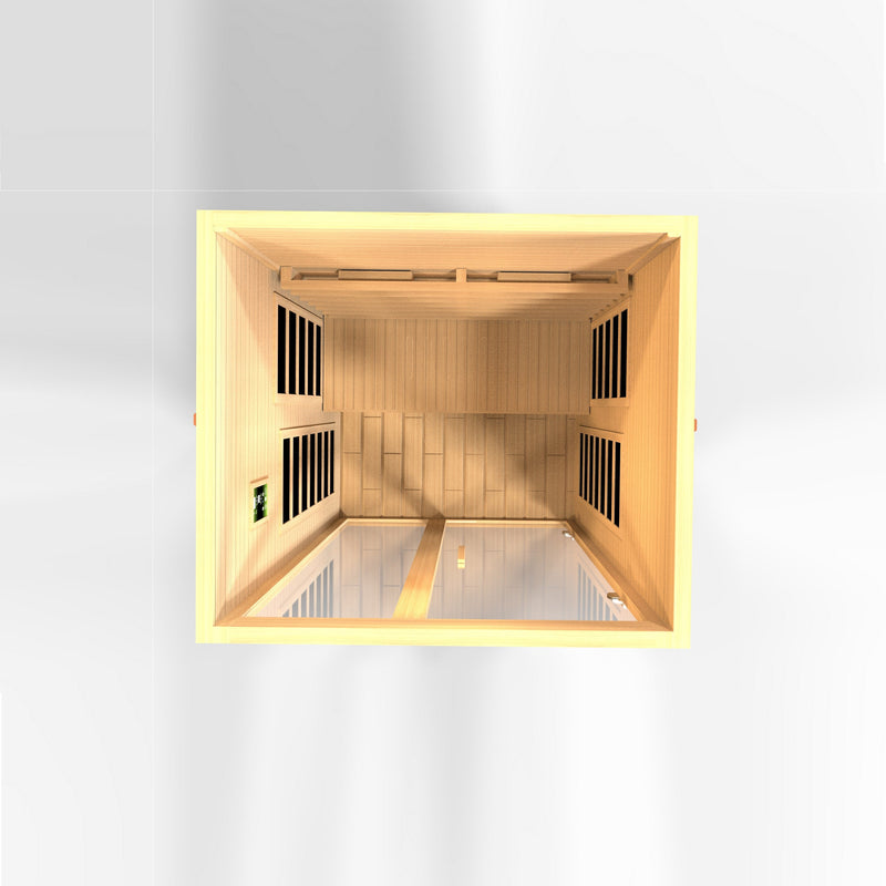 Dynamic Serena 2-Person Full Spectrum Infrared Sauna - View 7