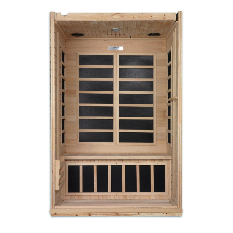 Dynamic Venice 2-Person Low EMF FAR Infrared Sauna - View 5