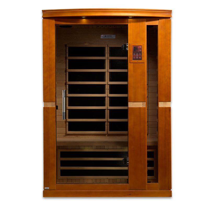 Dynamic Vittoria 2-Person Low EMF FAR Infrared Sauna - View 2