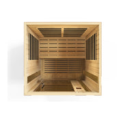 Dynamic Vittoria 2-Person Low EMF FAR Infrared Sauna - View 6