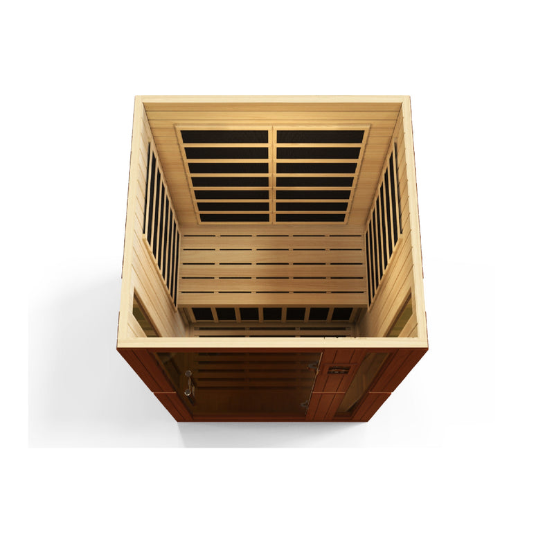 Dynamic Vittoria 2-Person Low EMF FAR Infrared Sauna - View 7