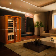 Dynamic Vittoria 2-Person Low EMF FAR Infrared Sauna - View 4