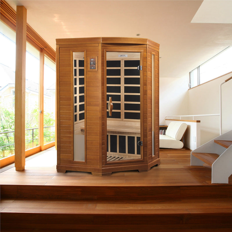 Dynamic Heming 2-Person Low EMF FAR Infrared Sauna - View 3