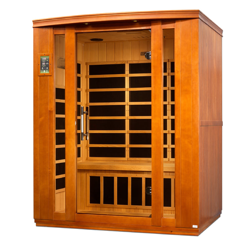 Dynamic Bellagio 3-Person Low EMF Infrared Sauna - View 3