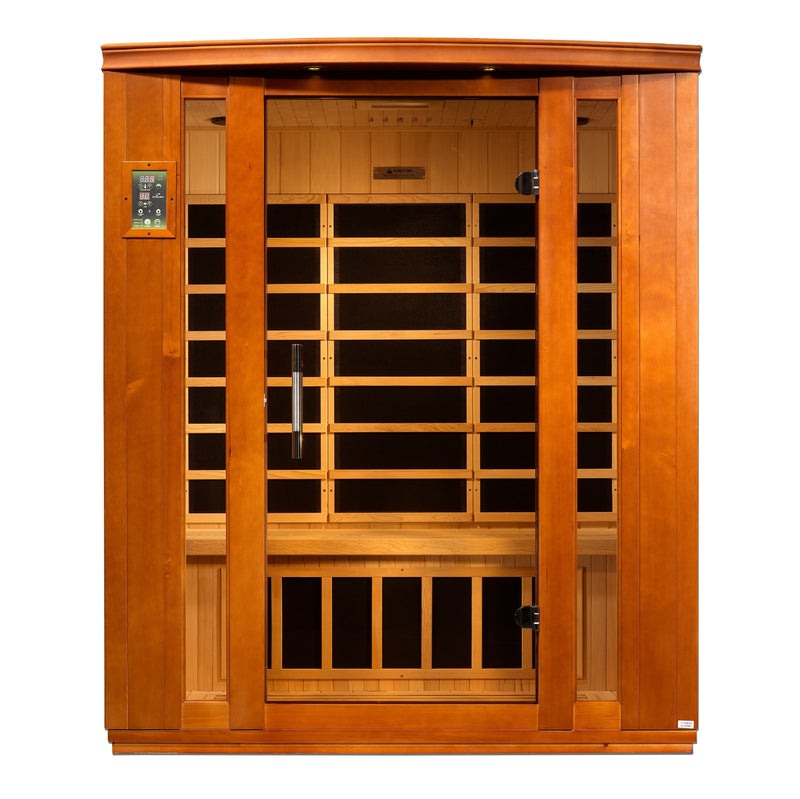 Dynamic Bellagio 3-Person Low EMF Infrared Sauna - View 2