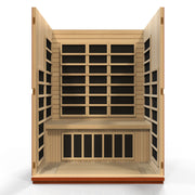 Dynamic Bellagio 3-Person Low EMF Infrared Sauna - View 4