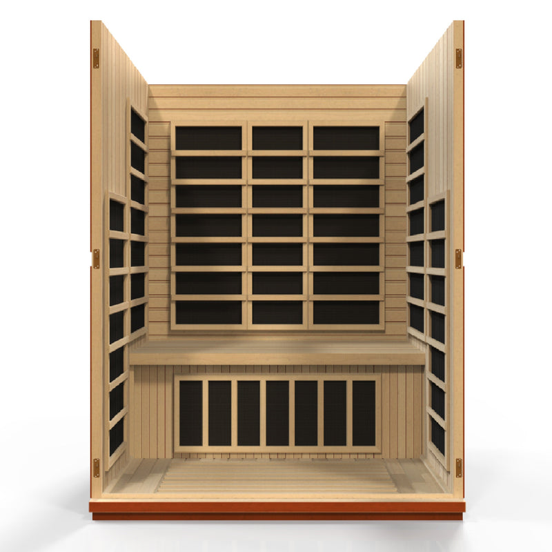 Dynamic Bellagio 3-Person Low EMF Infrared Sauna - View 4
