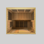 Dynamic Lugano 3-Person Low EMF FAR Infrared Sauna - View 5