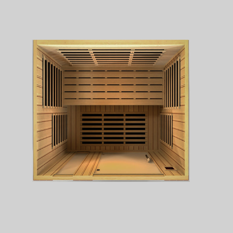 Dynamic Lugano 3-Person Low EMF FAR Infrared Sauna - View 5