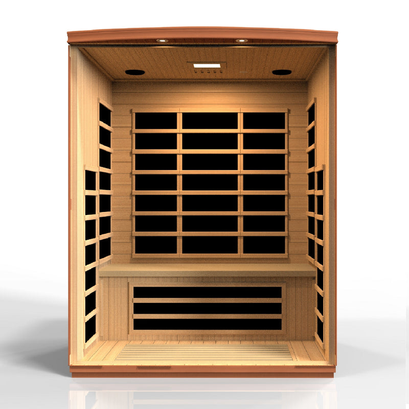 Dynamic Lugano 3-Person Low EMF FAR Infrared Sauna - View 4