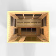 Dynamic Lugano Elite 3-Person Ultra Low EMF Sauna - View 5
