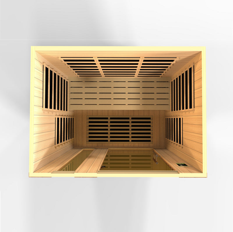 Dynamic Lugano Elite 3-Person Ultra Low EMF Sauna - View 5