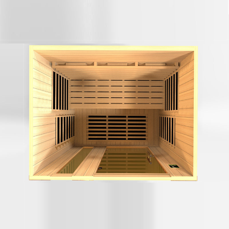 Dynamic Lugano 3-Person Full Spectrum Infrared Sauna - View 5