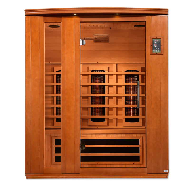 Dynamic Lugano 3-Person Full Spectrum Infrared Sauna - View 2