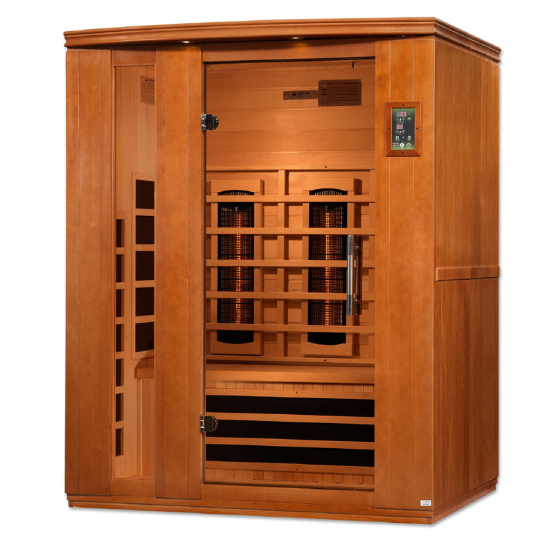Dynamic Lugano 3-Person Full Spectrum Infrared Sauna - View 3