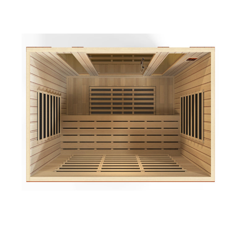 Dynamic Bergamo 4-Person Low EMF Infrared Sauna - View 6