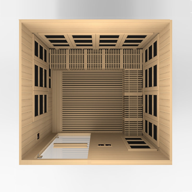 Golden Designs Catalonia 8-Person Near Zero EMF Sauna - View 9
