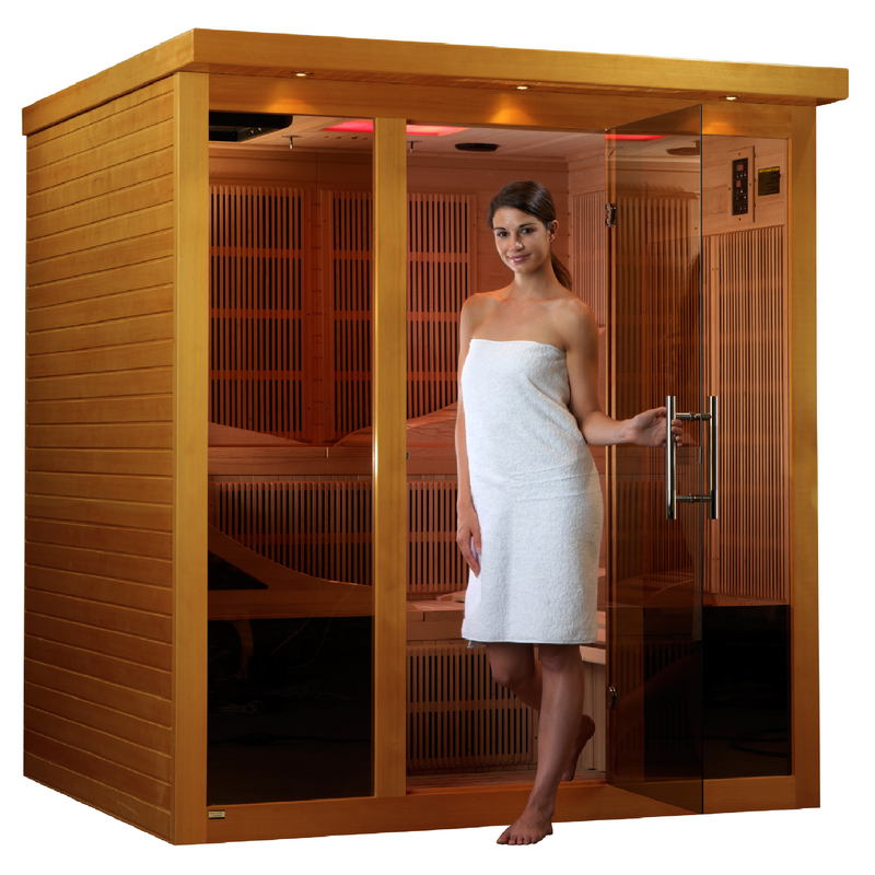 Dynamic Monaco Elite 6-Person Ultra Low EMF Sauna - View 3