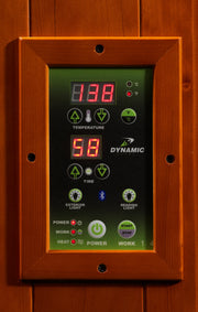 Dynamic Avila 2-Person Low EMF Infrared Sauna - View 8