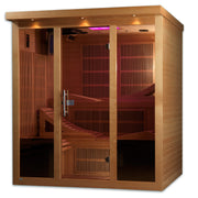 Golden Designs Monaco 6-Person Near Zero EMF Sauna - View 2