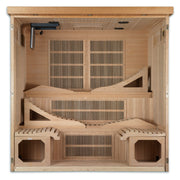 Golden Designs Monaco 6-Person Near Zero EMF Sauna - View 4