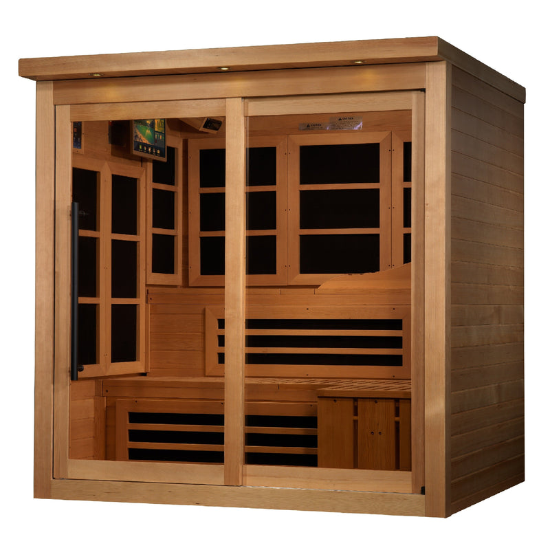 Golden Designs 6-Person Near Zero EMF Infrared Sauna - View 2