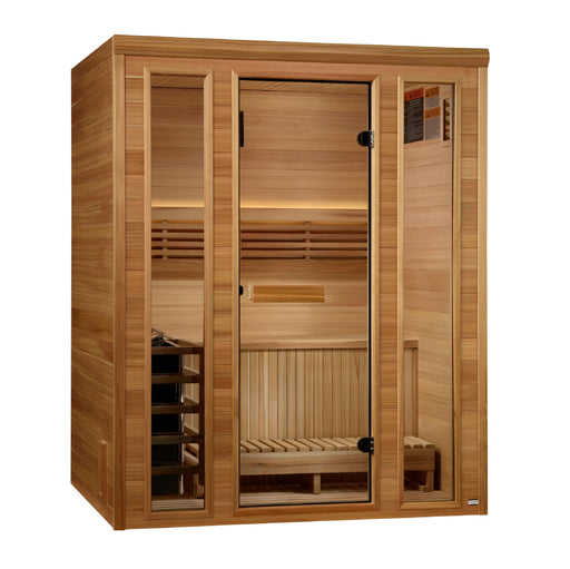 Golden Designs Andermatt 3-Person Traditional Sauna