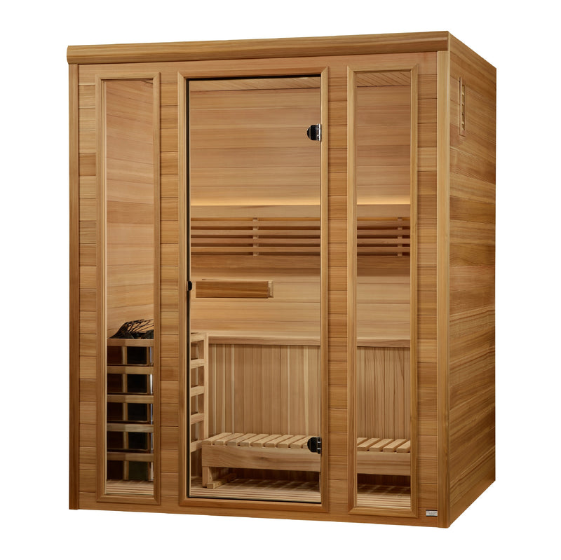 Golden Designs Andermatt 3-Person Traditional Sauna - View 3