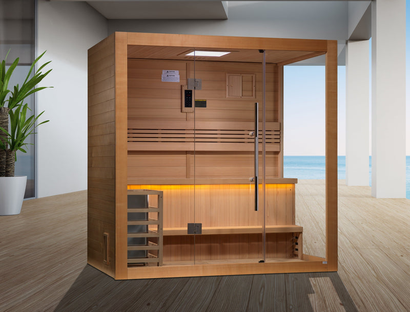 Golden Designs Forssa 4-Person Traditional Sauna - View 4