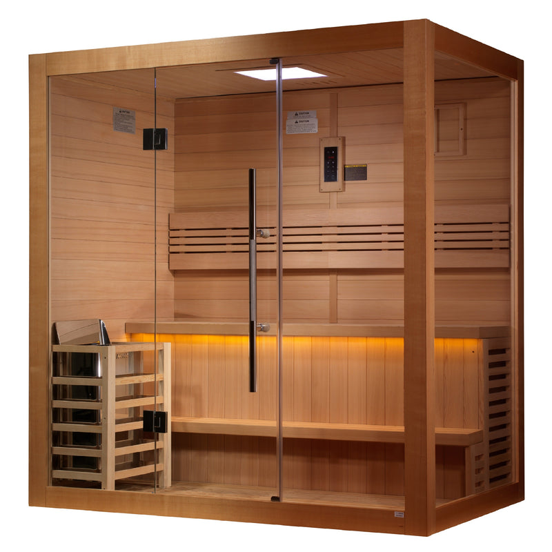 Golden Designs Forssa 4-Person Traditional Sauna - View 3
