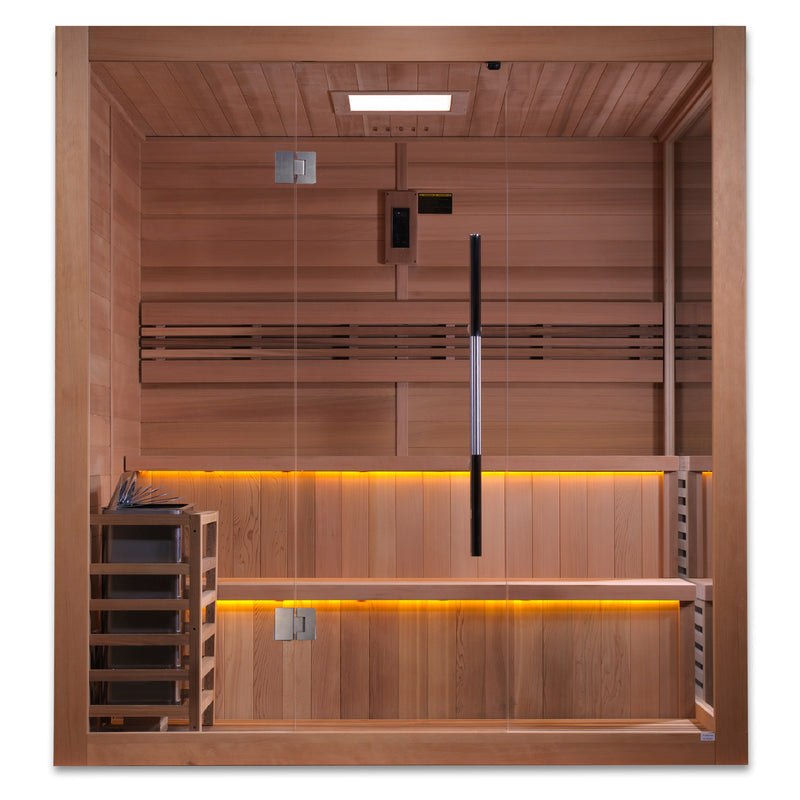 Golden Designs Kuusamo 6-Person Traditional Sauna - View 3