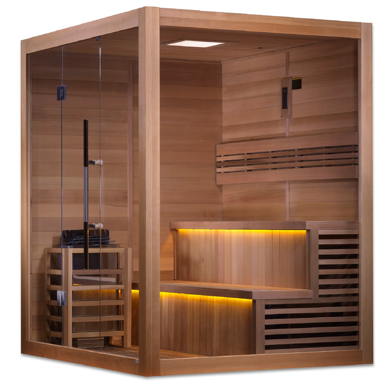 Golden Designs Kuusamo 6-Person Traditional Sauna - View 4