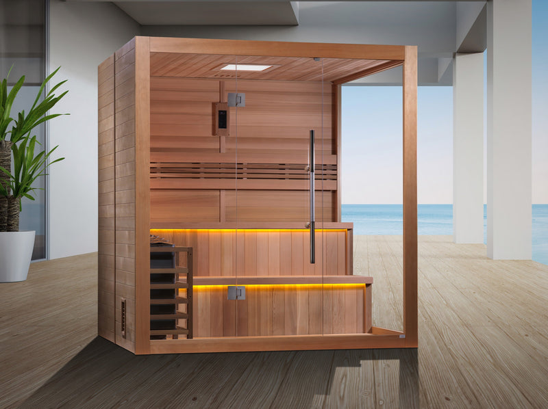 Golden Designs Kuusamo 6-Person Traditional Sauna - View 5