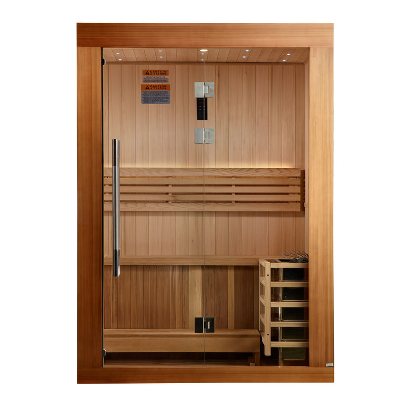 Golden Designs Sundsvall 2-Person Traditional Sauna - View 3